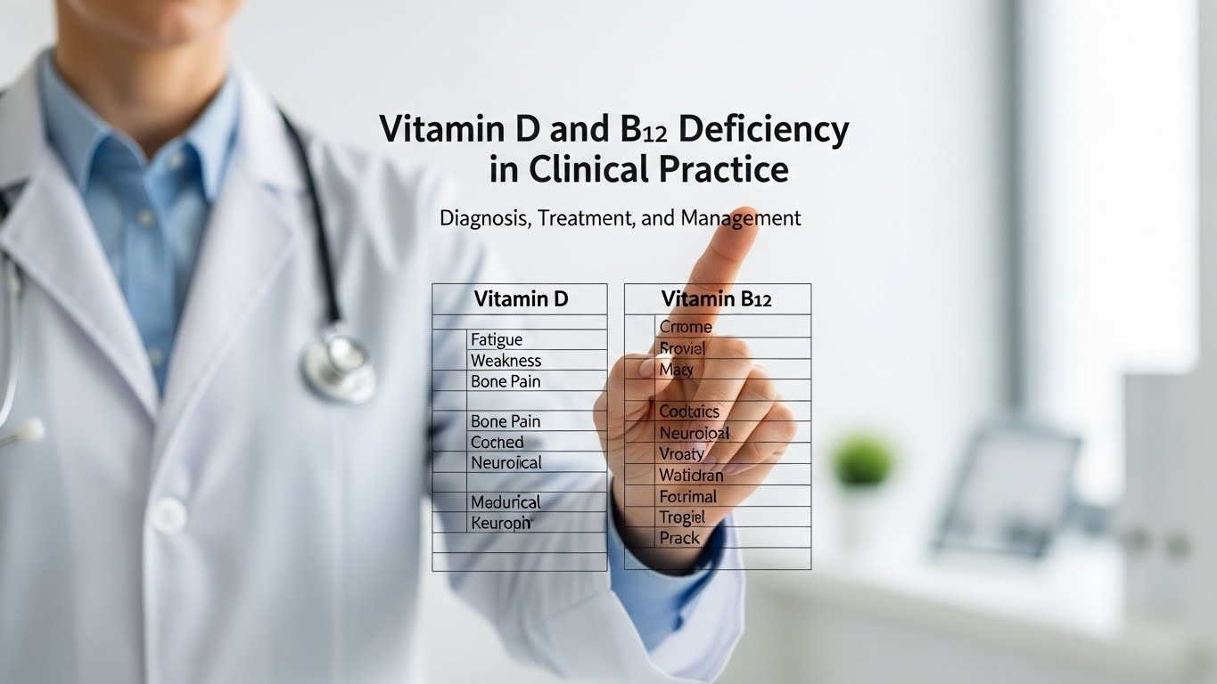 Déficit de Vitamina D e B12: O Risco Oculto para Imunidade, Ossos e Cérebro