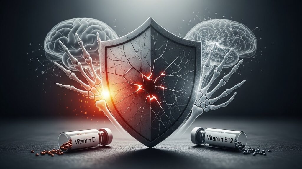 Déficit de Vitamina D e B12: O Risco Oculto para Imunidade, Ossos e Cérebro